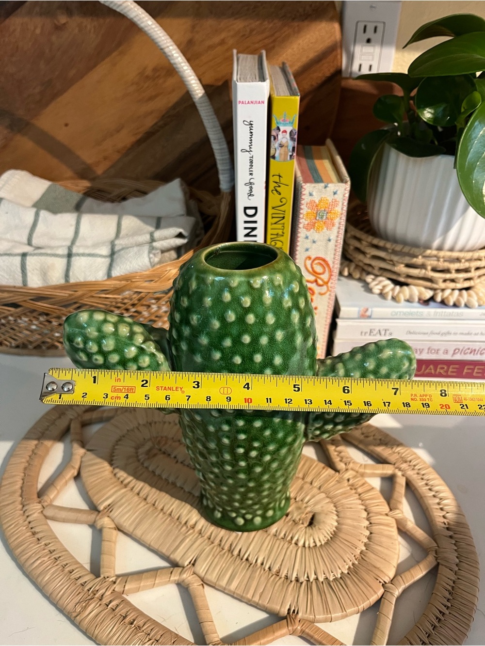 Serax Potteries Green Ceramic Cactus Vase - Picture 8 of 10